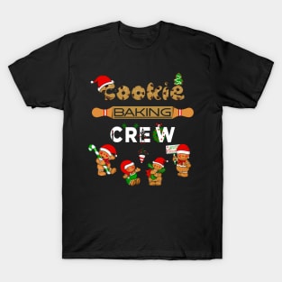 Christmas Cookie Baking Crew Funny Pajamas Family Xmas Gift T-Shirt